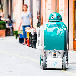 Dustbot Networked and Cooperating Robots for Urban Hygiene